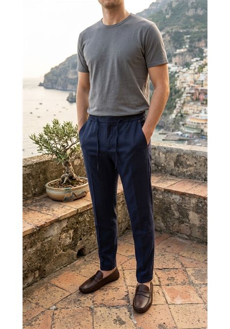 Pantalaccio Leggero con Coulisse e Pinces MANUEL RITZ | Pantaloni | MU.P1688.17308300300